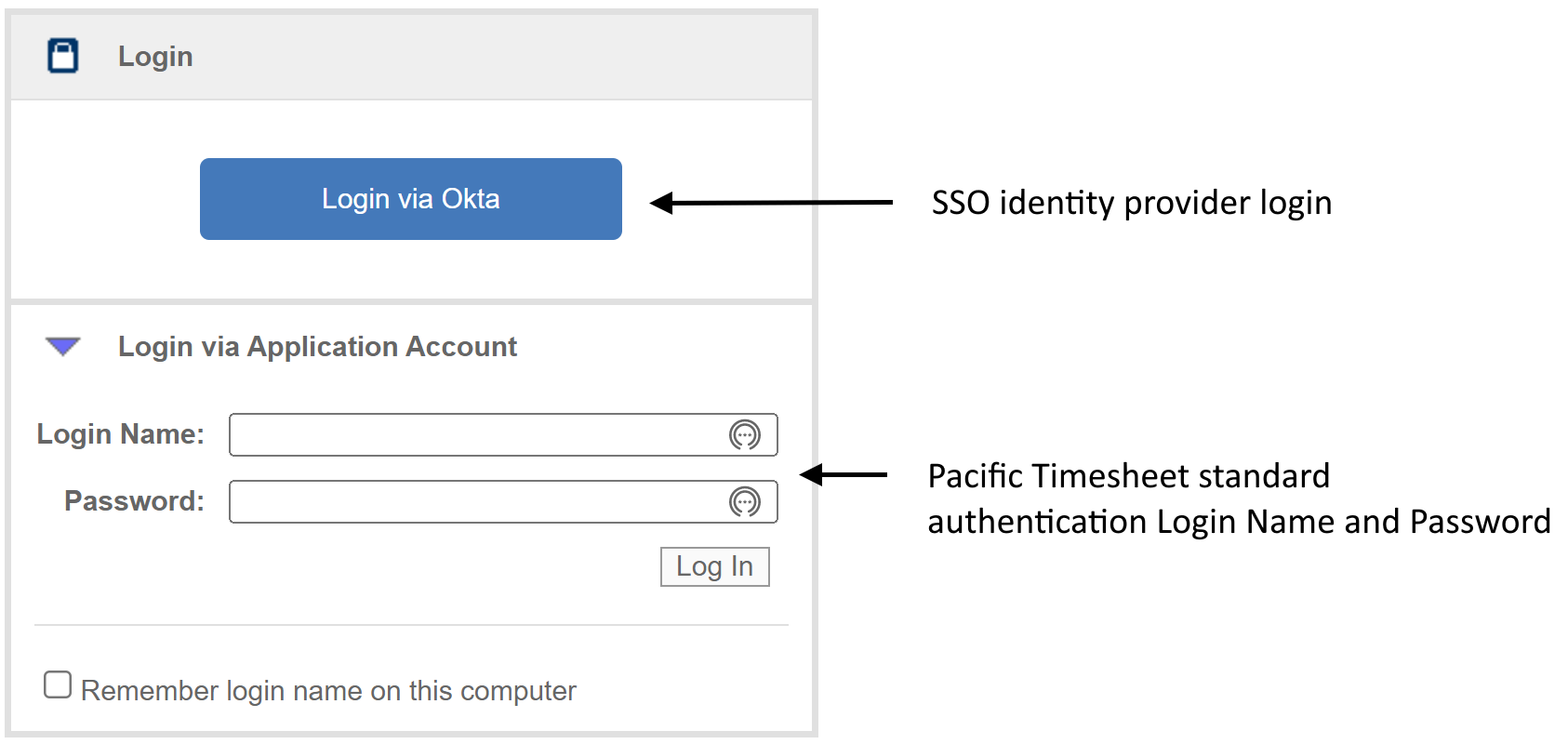 How do I support standard authentication users with Single Sign On